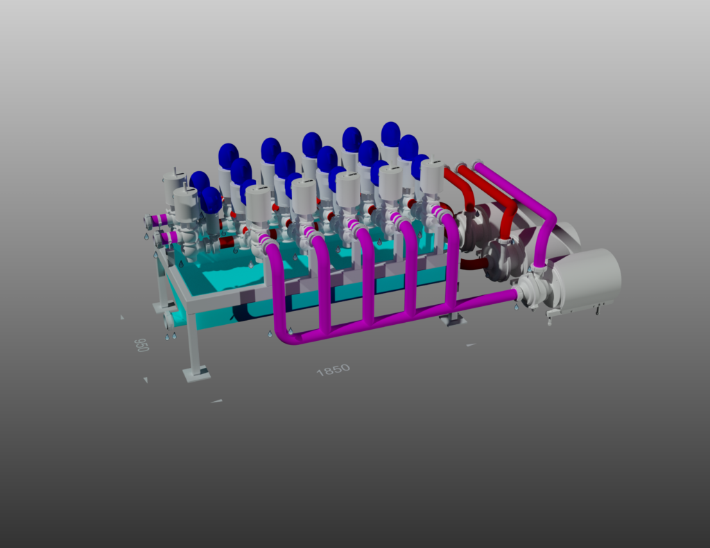 Hygiënische Klep Opstelling